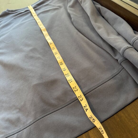 32 Degrees Women's Fleece Crewneck Pullover Sweatshirt, Blue, Large - Picture 8 of 8